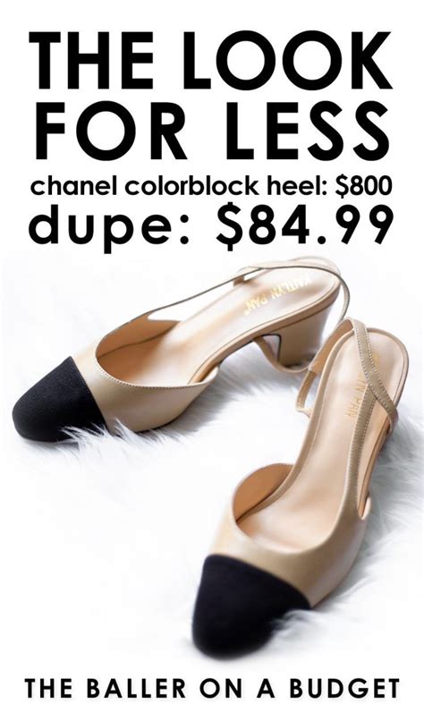 best chanel shoe dupes|chanel knock off shoes.